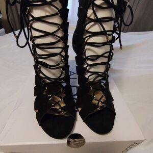 Aldo open toe bootie